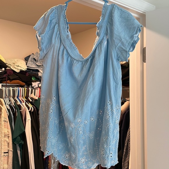Old navy XXL off the shoulder short sleeve top - Picture 1 of 1